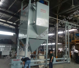 科磊管链输送机吨袋拆包机使用现场实拍