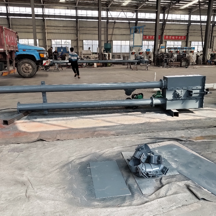 碳酸氢铵密闭管链输送之路，无尘密封输送设备，科磊碳酸氢铵管链输送机 第1张